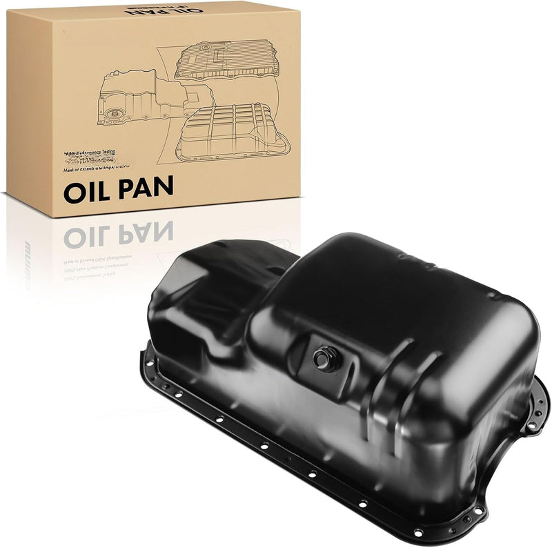 Steel Engine Oil Pan With Drain Plug for Honda Civic 2001-2005 1.7L