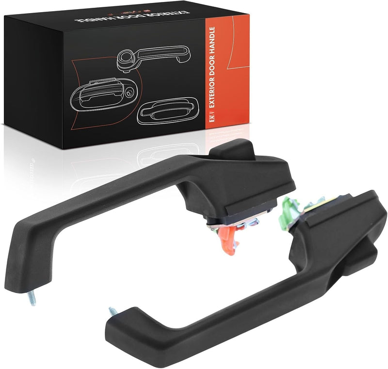 Left and Right Exterior Door Handles for Jeep Cherokee 1984-1996 and Wagoneer 1984-1990 Front or Rear