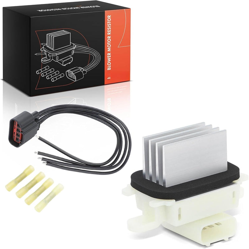 Front Blower Motor Resistor for Ford Explorer 2010-2018, Taurus 2008-2018, F-150 2009-2014, 4-Pin