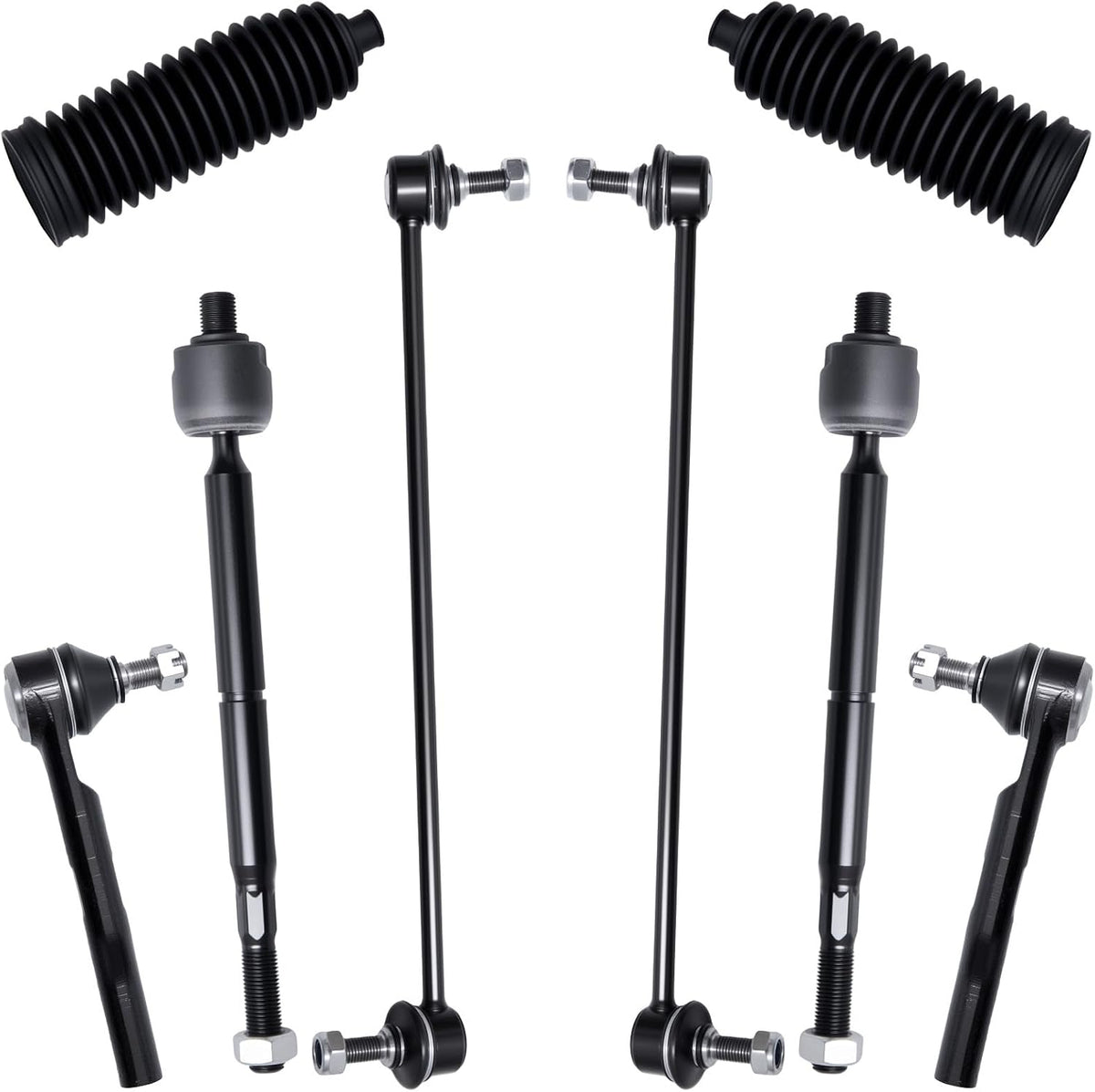 8Pcs Tie Rod Ends Kit Fit for 2016-2022 Ho-Nda HR-V