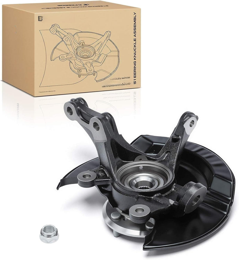 Front Right Passenger Side Knuckle and Wheel Bearing Hub Assembly for Honda CR-V 2007-2009 2.4L