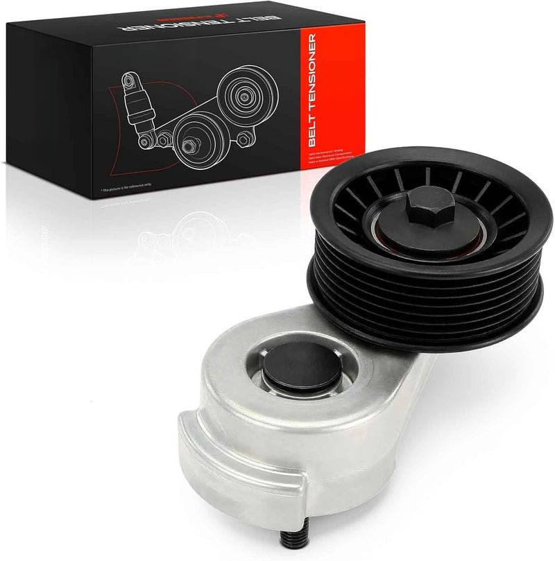 Belt Tensioner Assembly With Pulley for Dodge Dakota 1992-2003, Ram 2500 1994-2003, Jeep Grand Cherokee 1993-1998, 3.9L, 5.2L