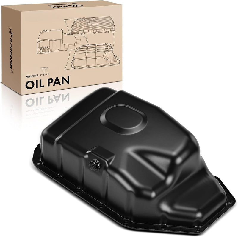 Steel Engine Oil Pan With Drain Plug for Honda Element 2003-2011, Accord 2003-2007, CR-V 2002-2006 2.4L