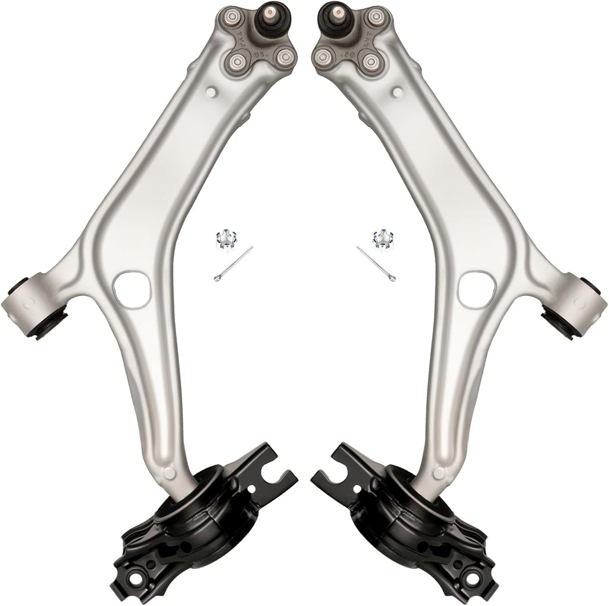 2Pc Suspension Front Lower Control Arm and Ball Joint Assembly Compatible with 2023 2024 2025 Ho-Nda Accord (Replace # 5136030AA00 5135030AA00 CMS601325 CMS601326)