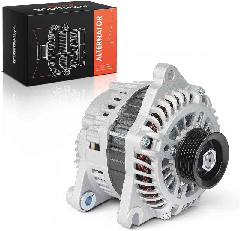 Alternator for Mazda 6 2009-2013 3.7L V6, Mazda CX-9 2007-2015, 12V 110A 6-Groove Pulley
