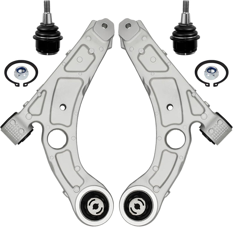 Front Lower Control Arm and Ball Joint Kit for Jeep Cherokee 2019-2023, 4 Pcs