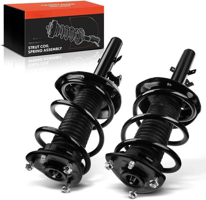 Front Complete Strut Assembly with Coil Spring for Honda Accord 2013-2017, 2.4L, Coupe or Sedan, Left and Right, Set of 2