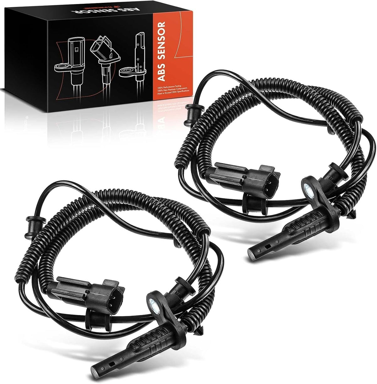 Rear ABS Wheel Speed Sensors Set of 2 for Ram 1500 2013-2018, Ram 1500 Classic 2019-2021