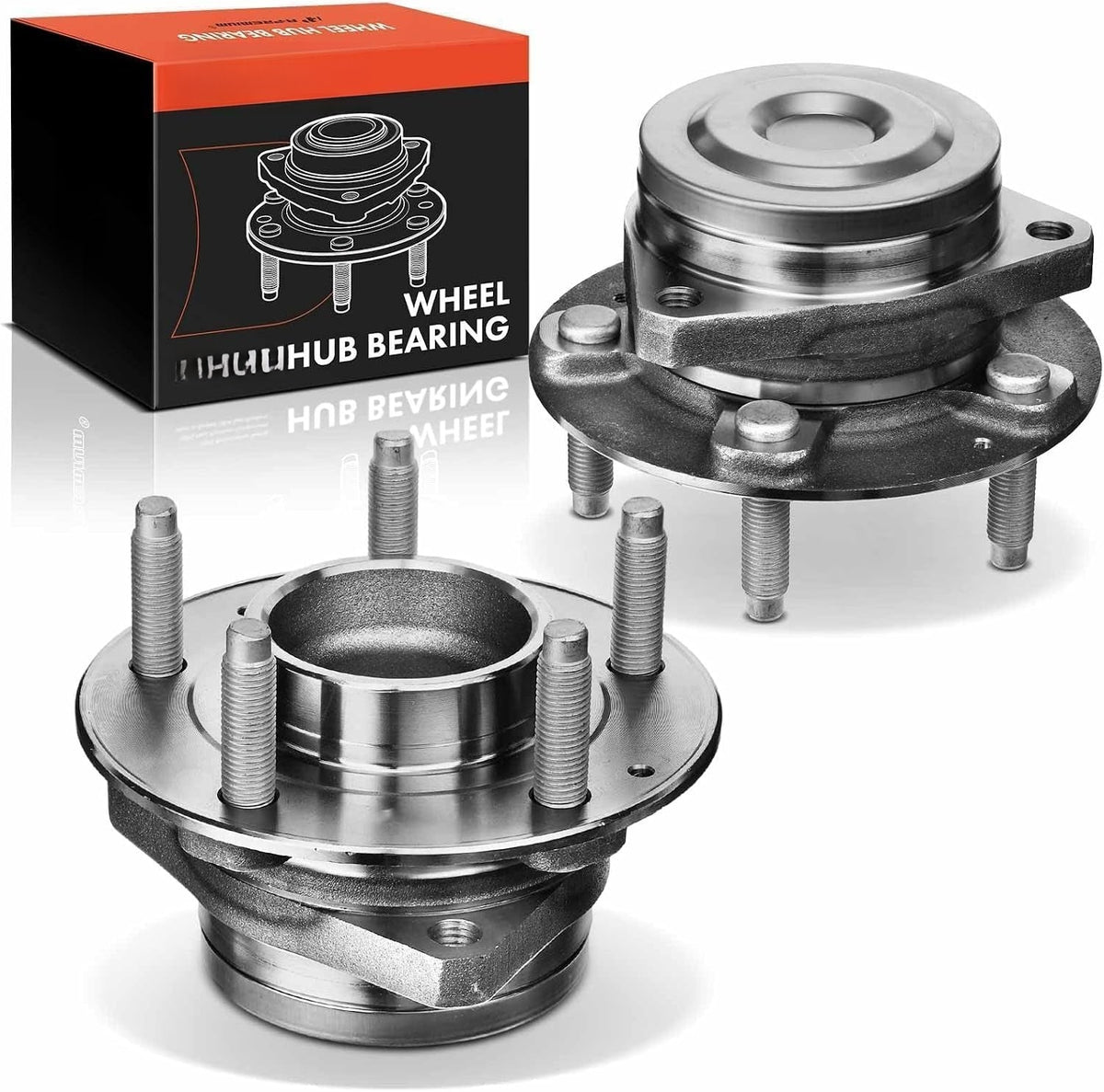 Wheel Bearing and Hub Assembly Pair for Chevrolet Malibu 2016-2024, Buick LaCrosse 2017-2019, Envision 2017-2018, Cadillac CT4 2020-2024, 5-Lug
