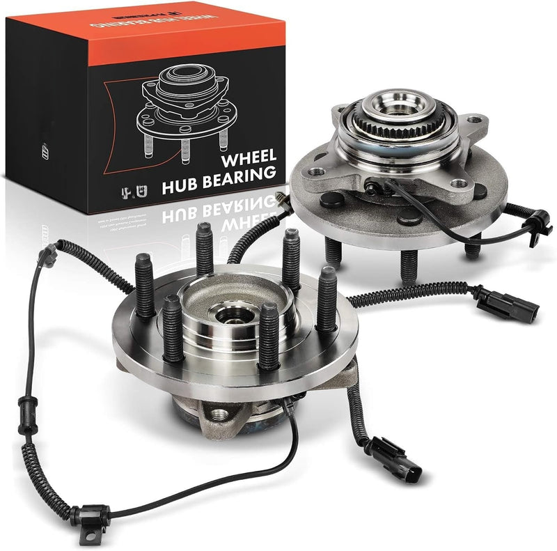 Front Wheel Bearing and Hub Assembly with ABS for Ford F-150 2011-2014, Expedition 2011-2014, Lincoln Navigator 2011-2014