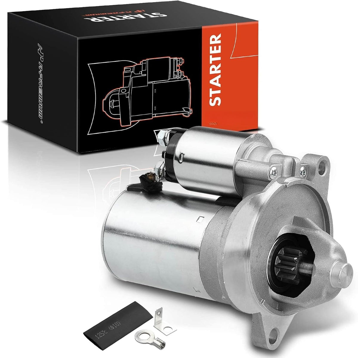 Starter Motor for Ford Explorer 1996-2001, Mercury Mountaineer 1997-2001, 5.0L V8, 12V 1.4kW, 10-Tooth