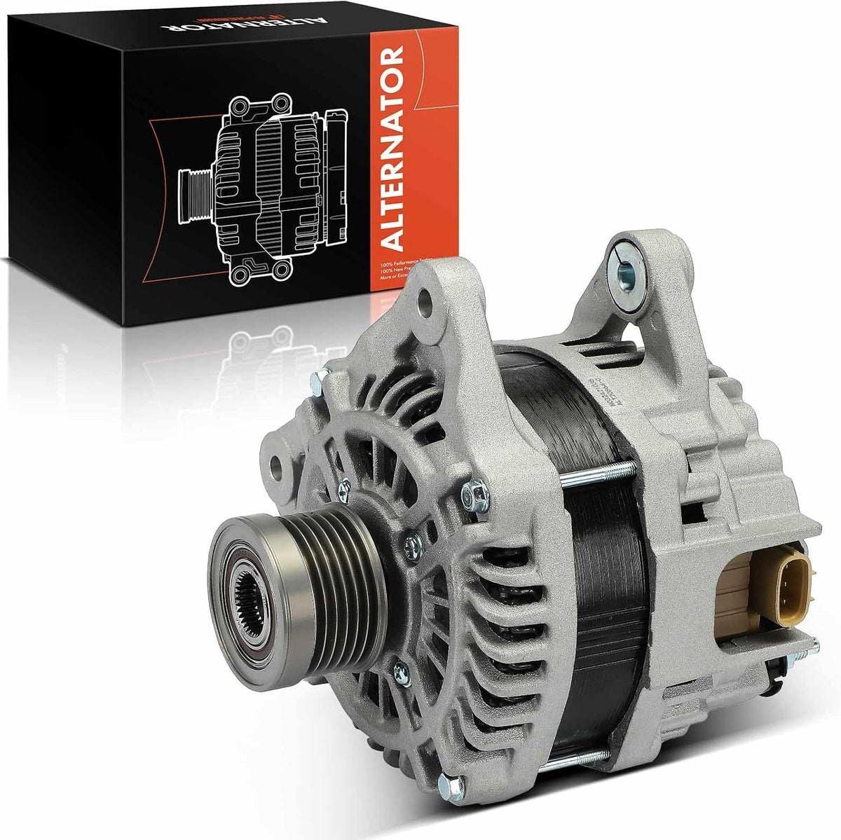 Alternator for Nissan NV200 2013-2016, Chevrolet City Express 2015-2018 2.0L, 12V 150A 6-Groove Pulley