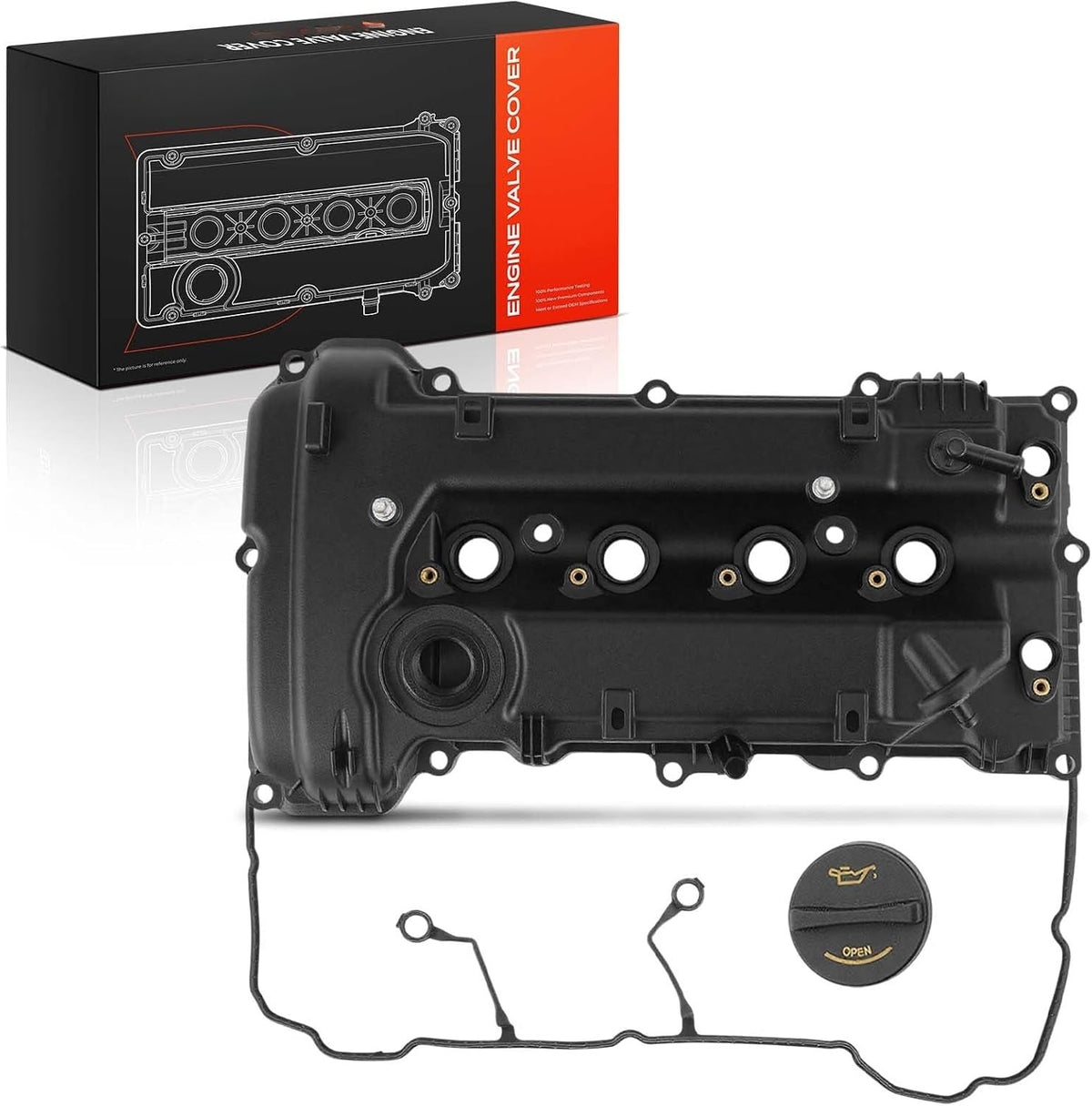 Engine Valve Cover With Gasket for Hyundai Elantra 2017-2018, Kona 2018-2019, Kia Forte 2017-2018 2.0L