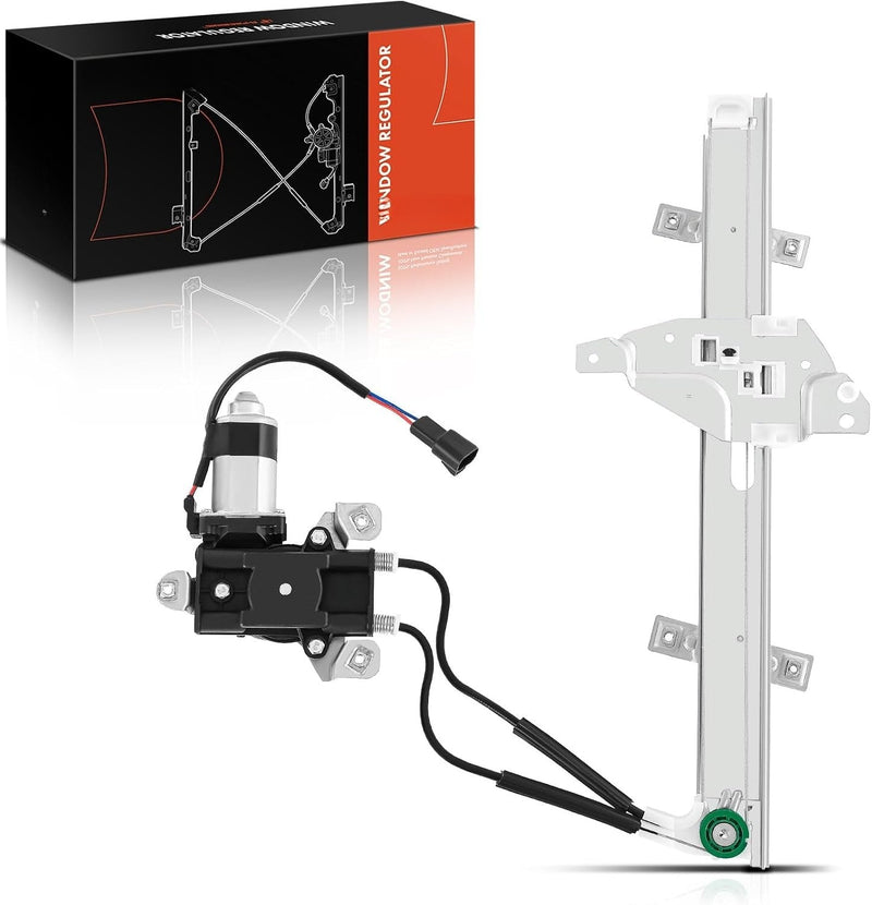 Front Right Passenger Side Power Window Regulator With 2-Pin Motor for Buick Century 1997-2005, Regal 1997-2004
