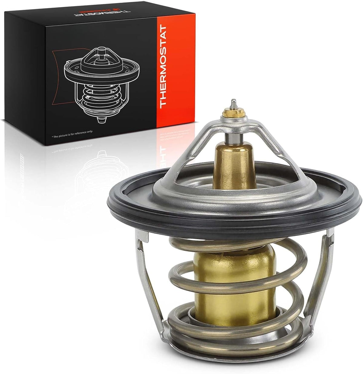 Engine Coolant Thermostat with Seal for Subaru Forester 1998-2013, Impreza 1993-2014, Legacy 1990-2009, Outback 2000-2009, WRX 2013-2016