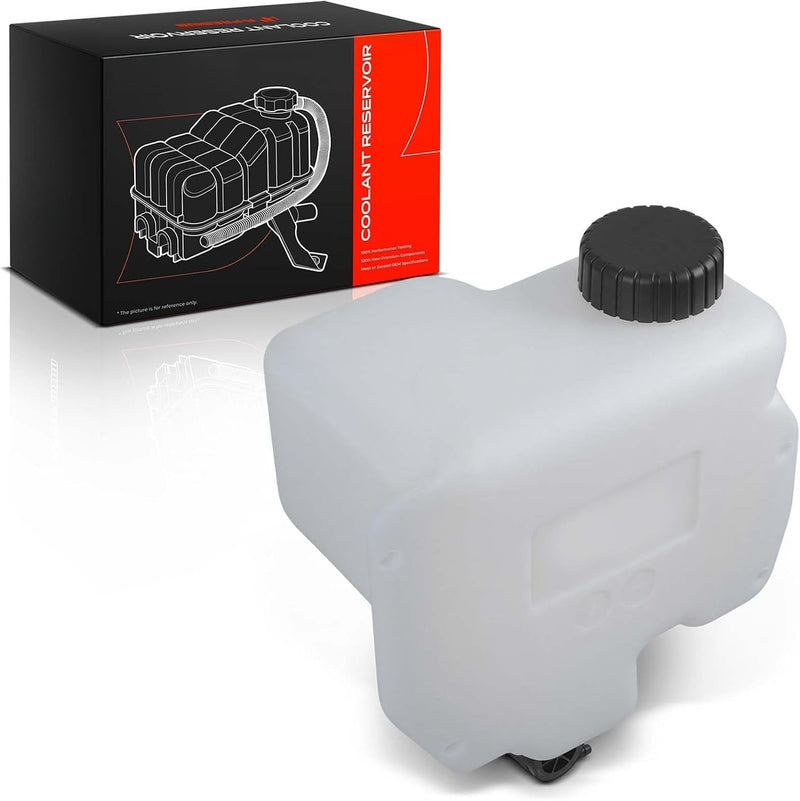 Front Pressurized Engine Coolant Expansion Reservoir for Peterbilt 357 1993-2007, 379 1991-2007, 377 1993-2001