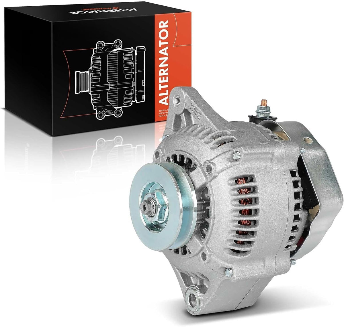 Alternator for Toyota 4Runner 1993-1995, Pickup 1993-1995, 2.4L, Manual Transmission, 12V 60A, 1-Groove Pulley