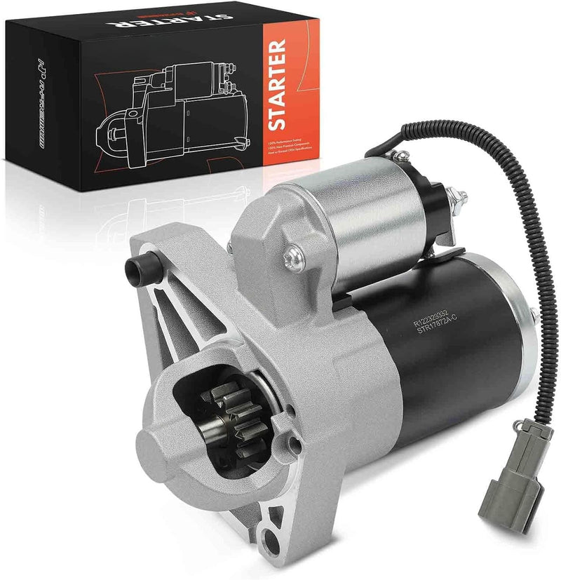 Starter Motor for Nissan Altima 2004-2006, Maxima 2004-2006, Quest 2004-2009, 3.5L V6 Automatic, 12V 1.7KW, 11 Teeth