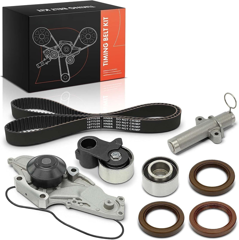 Timing Belt Kit with Water Pump for Acura TL 2000-2003, CL 2001-2003, MDX 2001-2002, Honda Odyssey 2000-2004, Pilot 2003-2004