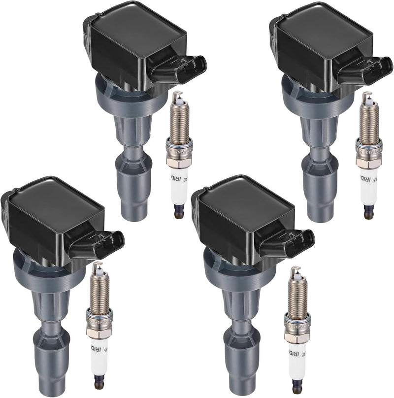 Ignition Coil and Spark Plug Kit for Hyundai Elantra 2017-2019, Kona 2018-2020, Tucson 2016-2018, Kia Optima 2016-2020