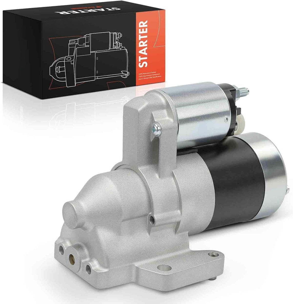 Starter Motor for Ford Fusion 2006-2009, Mercury Milan 2006-2009, Lincoln Zephyr 2006 3.0L V6, 12V 1.4 kW