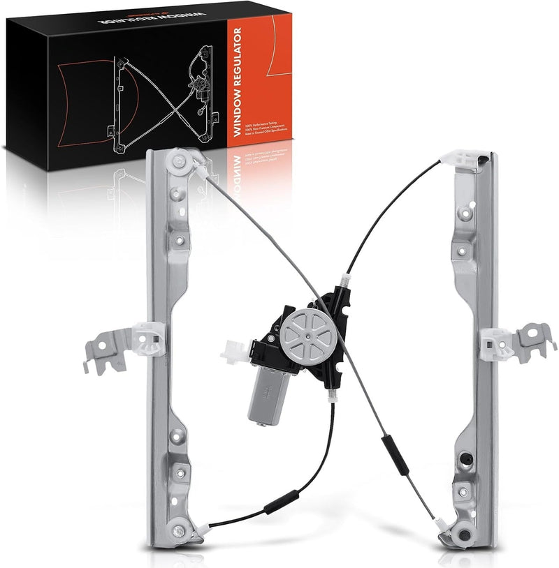 Front Left Driver Side Window Regulator with Motor for Infiniti G37 2009-2013, G35 2007-2008, G25 2011-2012, Q40 2015, 6-Pin