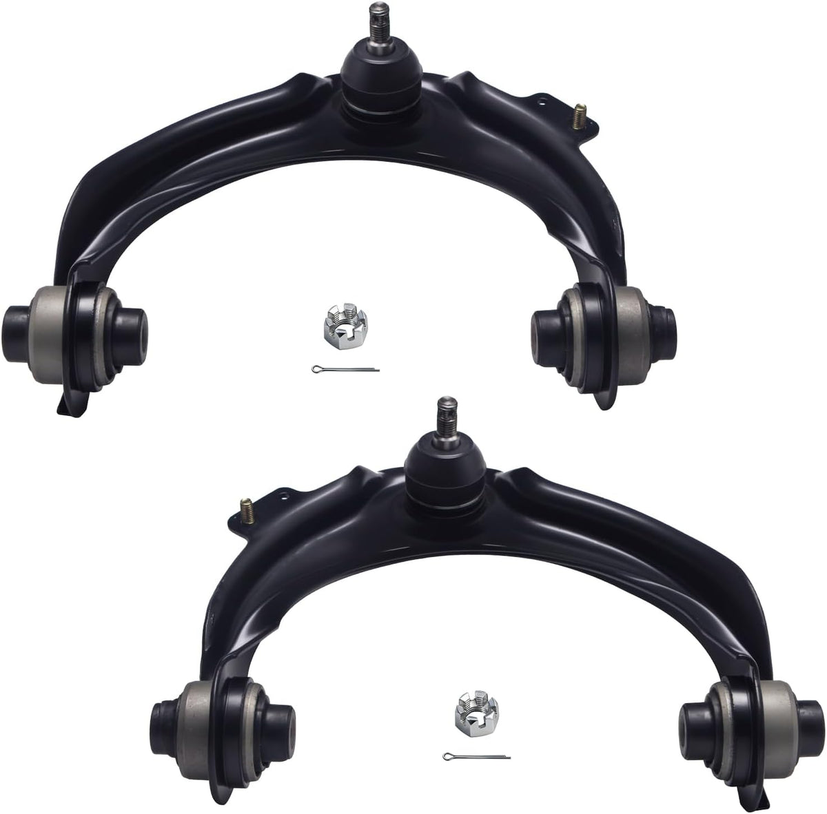 Front Upper Control Arm and Ball Joint Assembly Compatible 2003 2004 2005 2006 2007 2008 Acura TSX Honda Accord Driver Passenger Side  2PCS K620616 K620617 Left Right Professional Suspension
