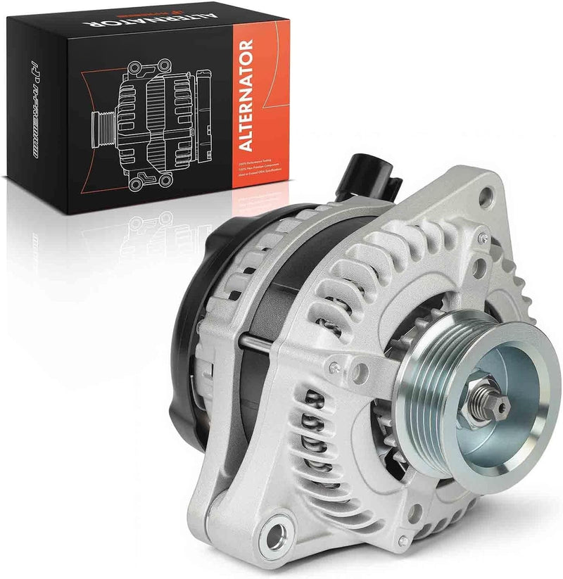 Alternator for Honda Accord 2008-2012, Accord Crosstour 2010, 3.5L V6, 12V 130A 6-Groove Pulley