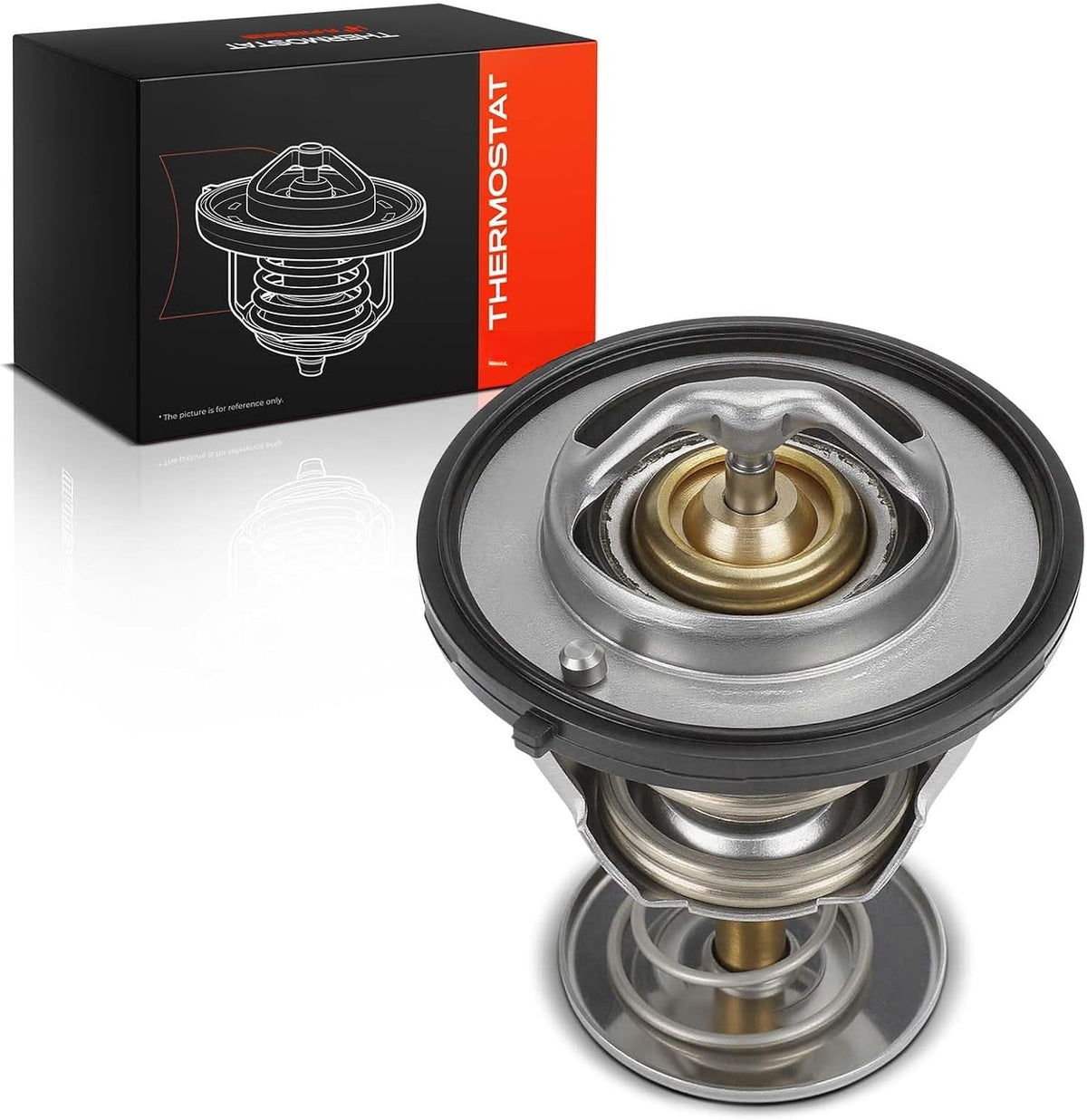 Engine Coolant Thermostat with Seal for Chevrolet Silverado 1500 2007-2023, Tahoe 2007-2023, GMC Sierra 1500 2007-2023, Yukon 2007-2023