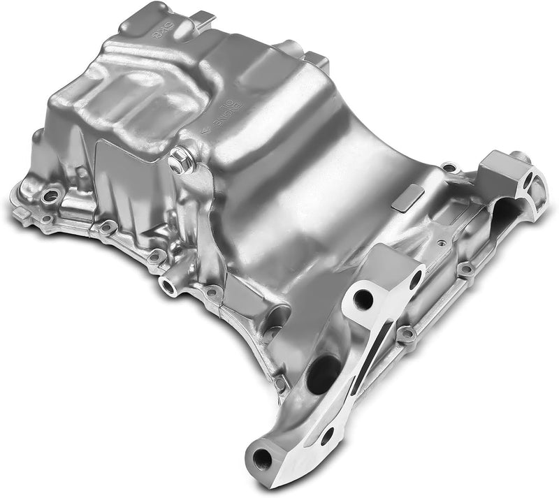 Aluminum Engine Oil Pan with Drain Plug for Honda Civic 2016-2020 1.5L Turbo Sedan and Coupe