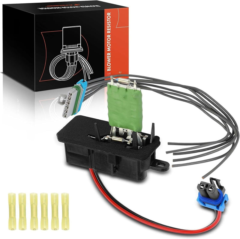 Front Blower Motor Resistor for Chevrolet Express 2500 1996-2023, Express 3500 1996-2023, GMC Savana 2500 1996-2023, 6-Pin