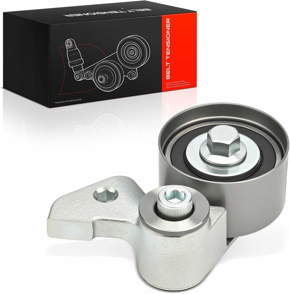 Belt Idler Pulley for Audi A6 Quattro 2002-2004, A8 Quattro 2002-2006, S6 2002-2003, S8 2002-2003, Volkswagen Touareg 2004-2006, V8 4.2L