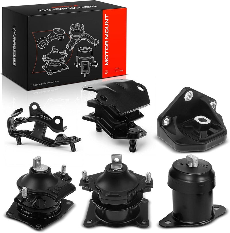 Engine and Automatic Transmission Mount Kit for Acura TL 2004-2006, 3.2L Sedan, Set of 6