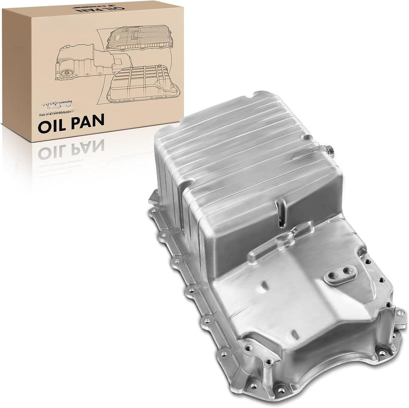 Aluminum Engine Oil Pan With Drain Plug for Honda Civic 2001-2005 1.7L EX, GX, HX