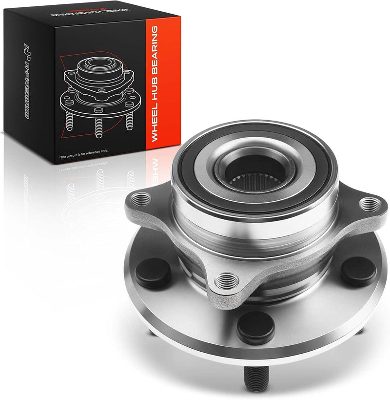 Front Wheel Bearing and Hub Assembly, 5-Lug, for Honda Odyssey 2011-2017