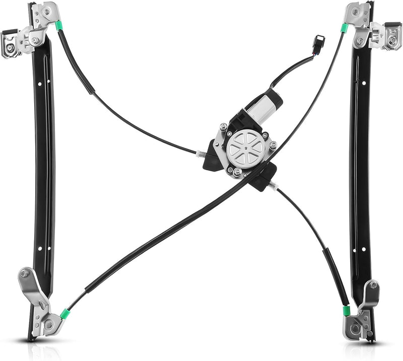 Front Left Driver Window Regulator With 2-Pin Motor for Dodge Caravan 2004-2007, Grand Caravan 2004-2007
