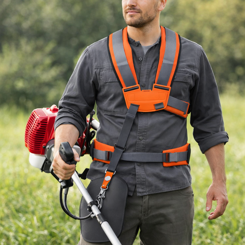 GetorVexa trimmer shoulder harness for string trimmers